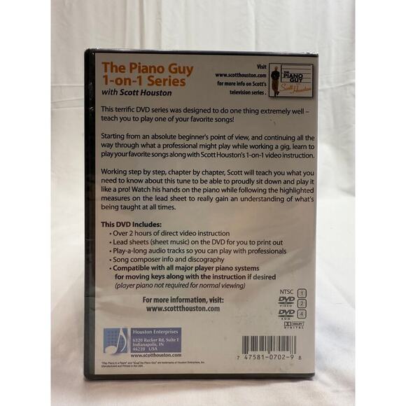 Silent Night DVD – The Piano Guy Scott Houston 1‑on‑1 Series (New, Sealed) - Picture 2 of 3